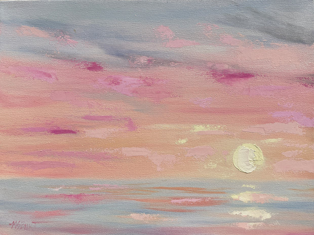 Candied Glow  - Sunset Painting 188