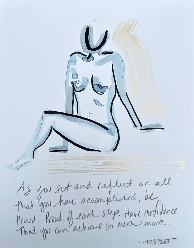 Sit and Reflect - In the Nude Series 20