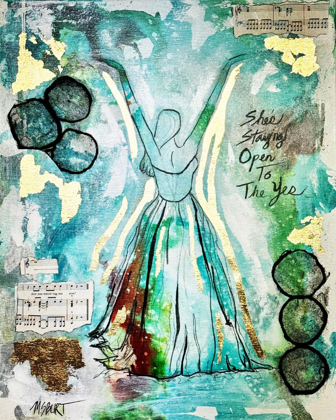 She's Staying Open to the Yes - Fine Art Print - Women Series