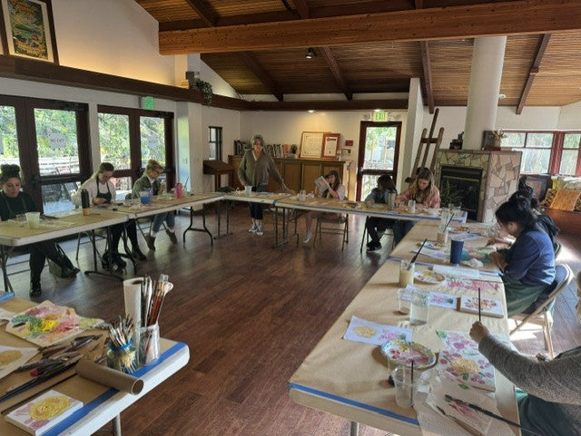Floral Palette Knife Painting Class
