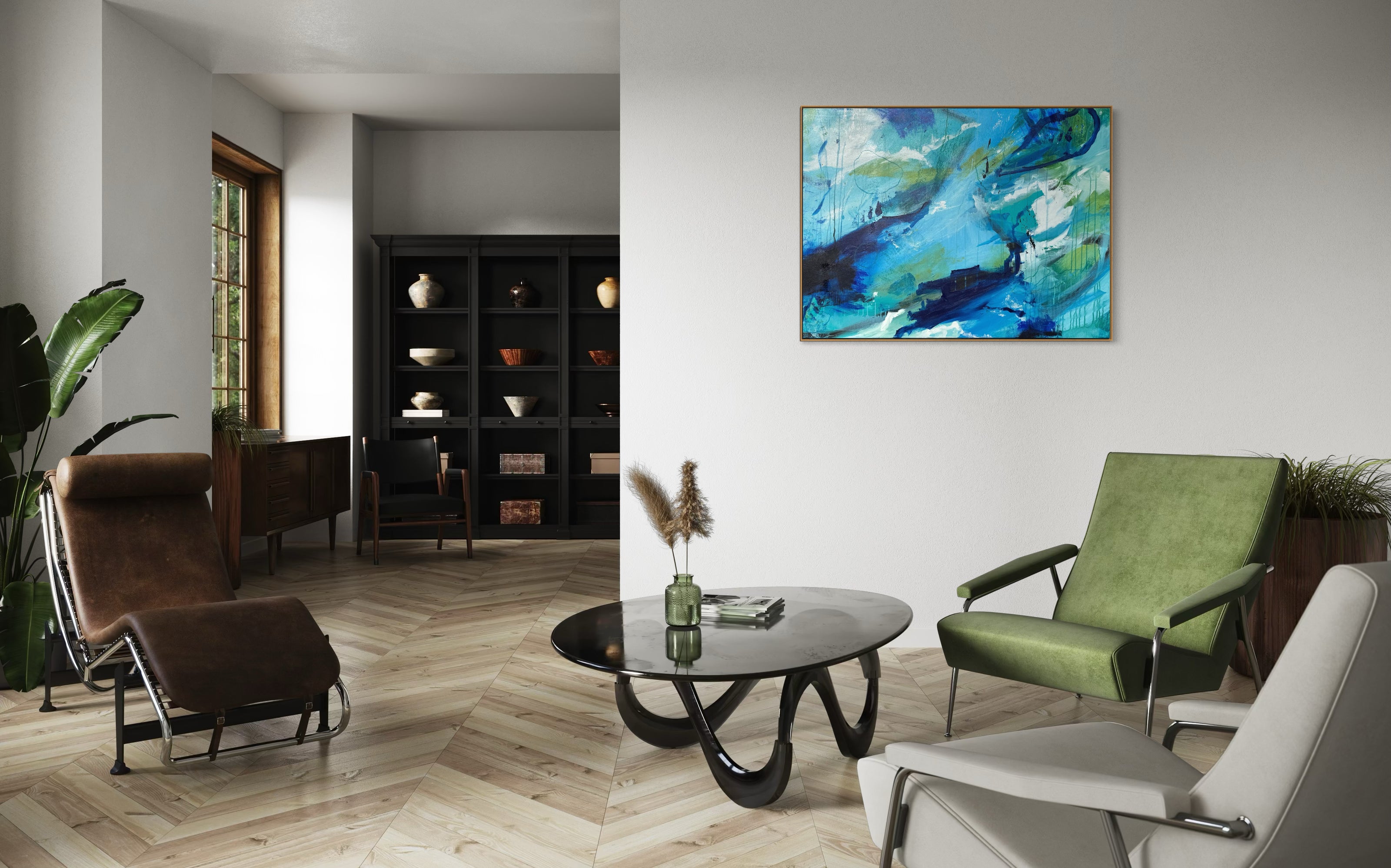 Brushed in Radiance  - Original | Abstract Series- 900