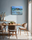 Ethereal Dancing Shoreline  - Seascape Painting - 181