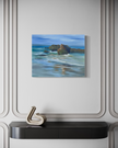 Ethereal Dancing Shoreline  - Seascape Painting - 181