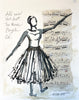 The music played on - Dancer Painting 1053