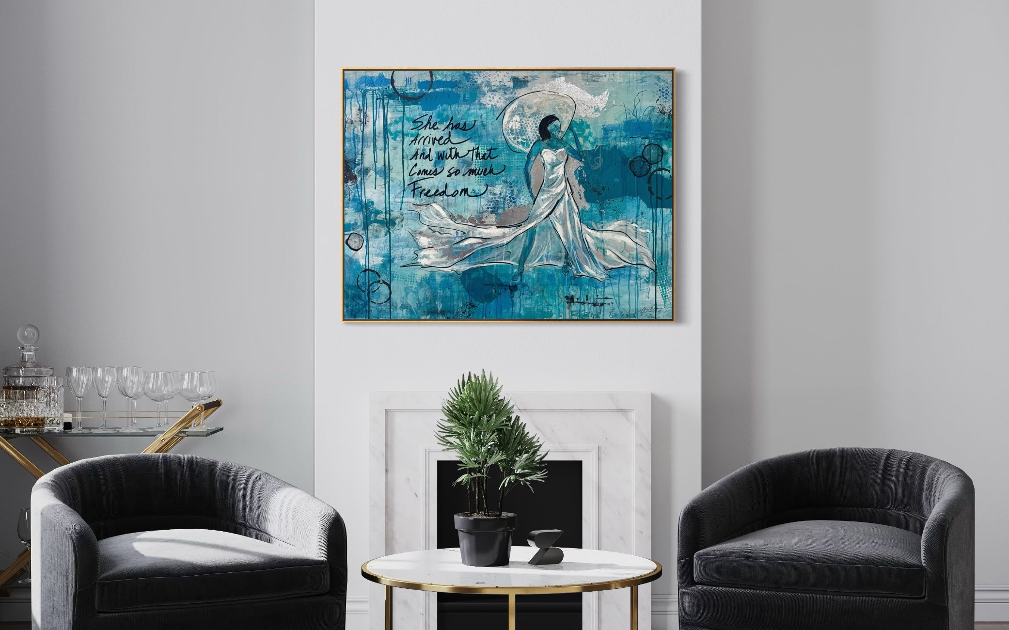 She Has Arrived - Fine Art Print - Women Series