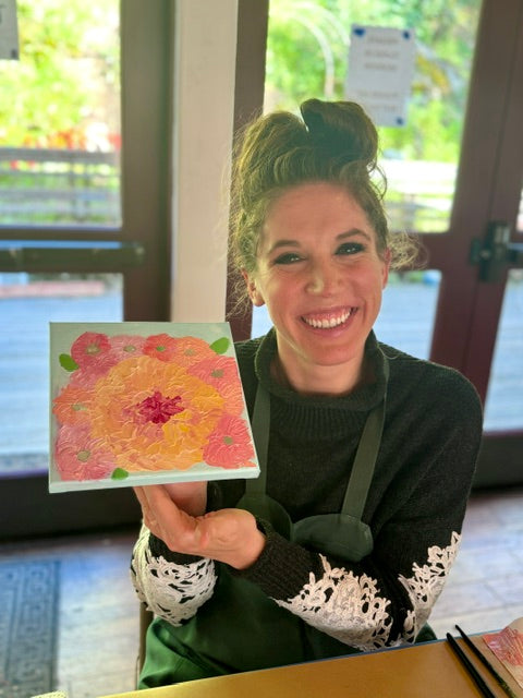Floral Palette Knife Painting Class