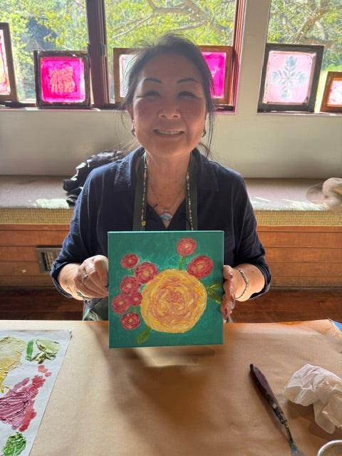 Floral Palette Knife Painting Class