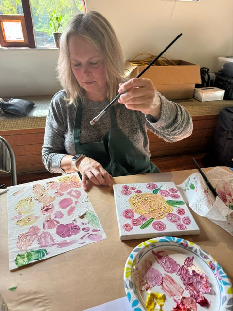 Floral Palette Knife Painting Class