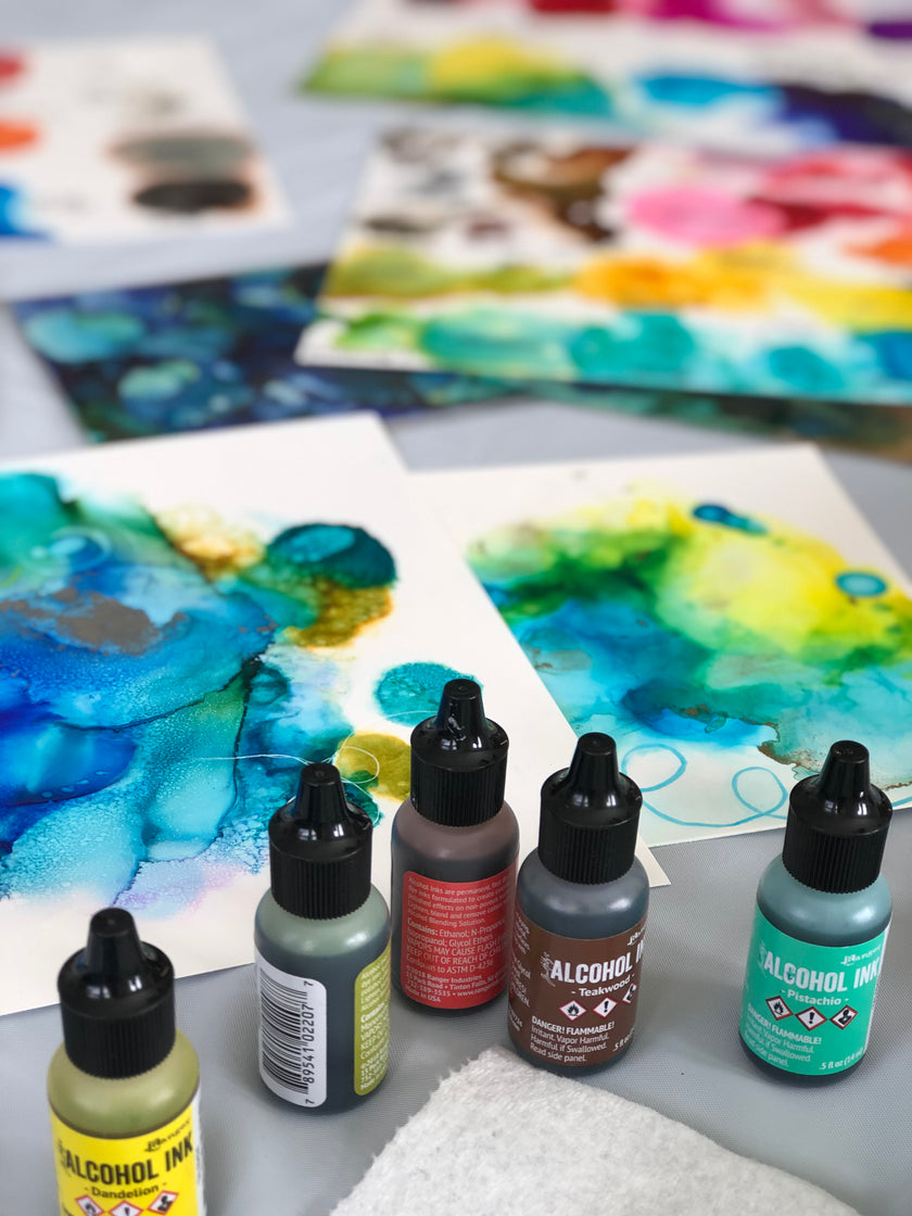 Abstract Alcohol Ink Class