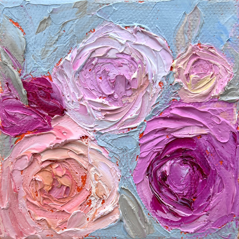 Floral Palette Knife Painting Class
