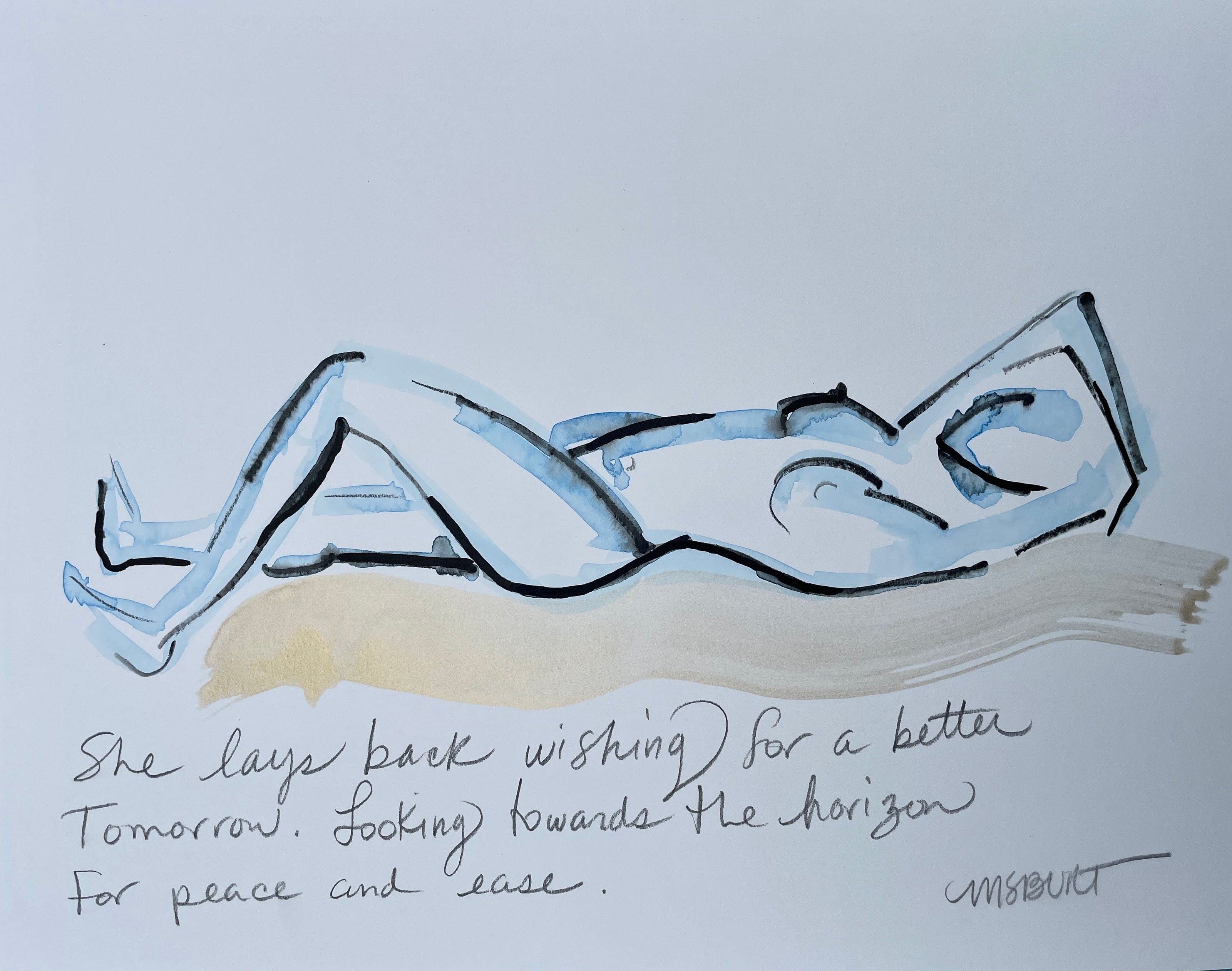 Golden Horizon - In the Nude Series 8