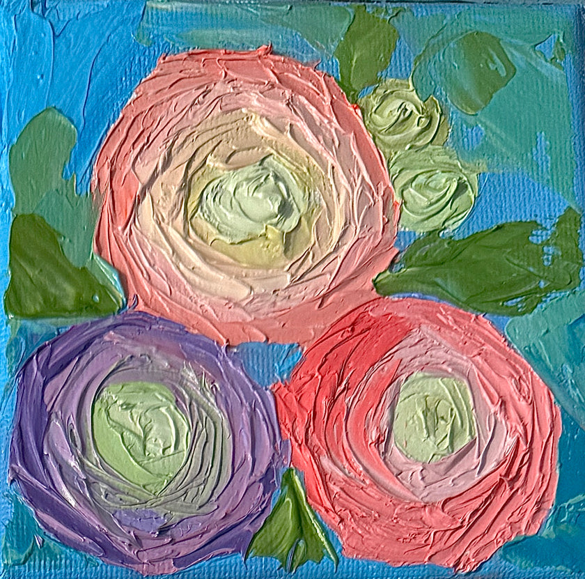 Floral Palette Knife Painting Class
