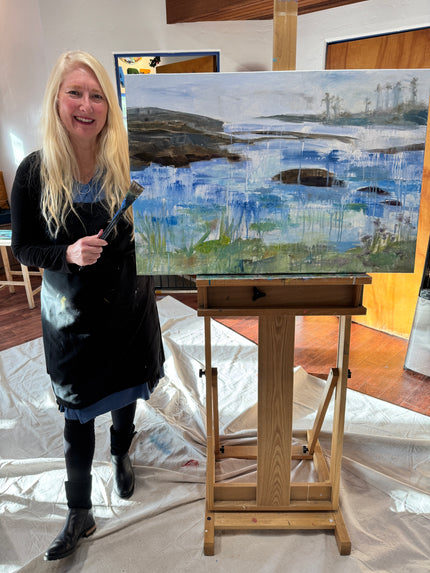Abstract Seascape Painting Class