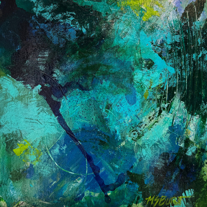 Liquid Echoes- Abstract Painting Series 904