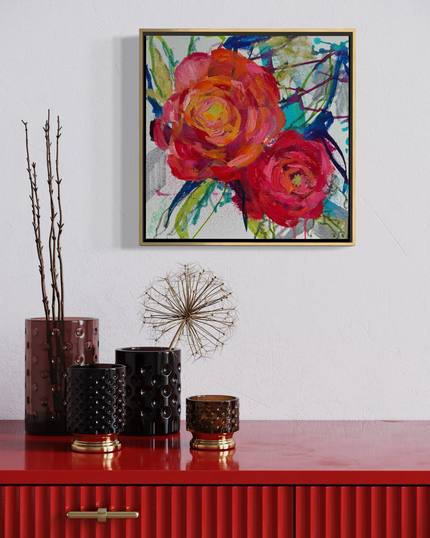 Permission to Play- Original |Floral Series