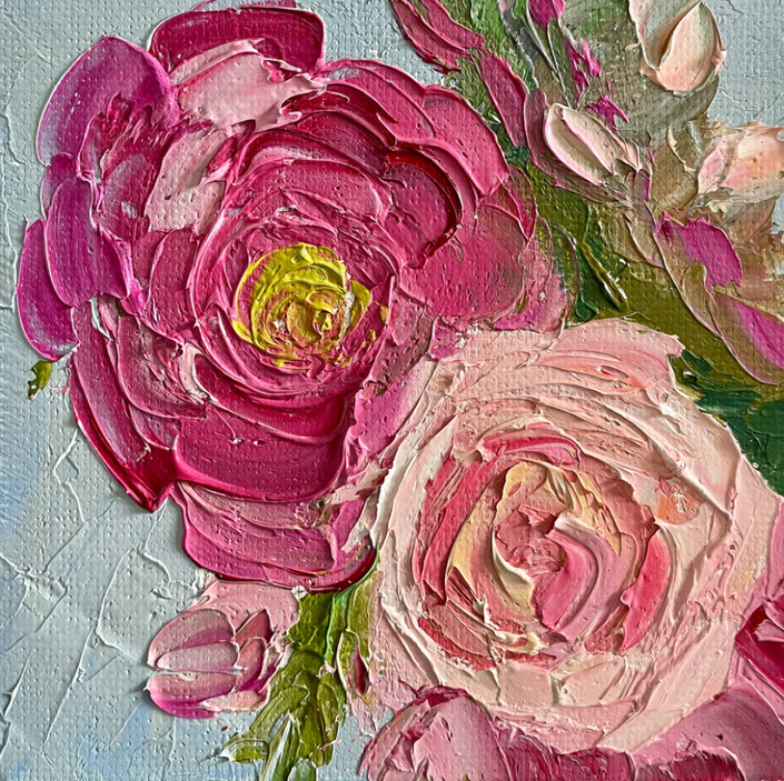 Floral Palette Knife Painting Class