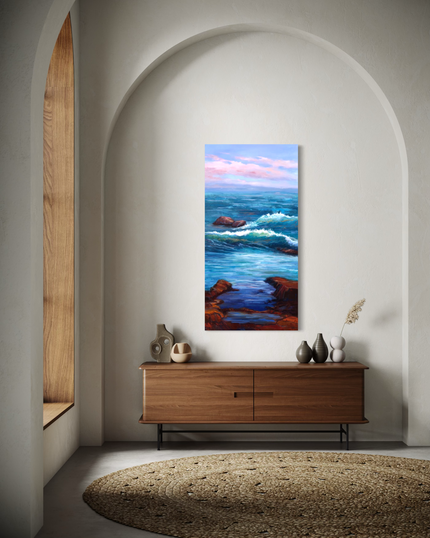 Illuminated waves and shadow waters- Print - Seascape - 149