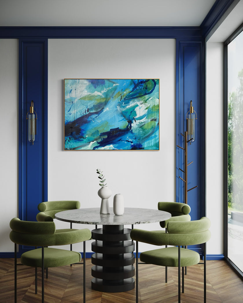 Brushed in Radiance  - Original | Abstract Series- 900