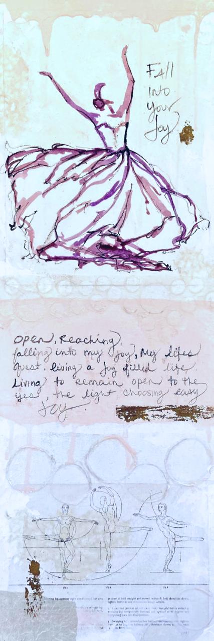 Fall Into Your Joy - Dancer Painting 1025