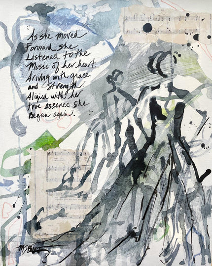 She Moved Forward- Women Series 418 - Fine Art Print
