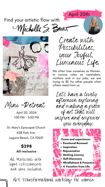 Creating with Possibilities - Mixed Media Painting Workshop for Women