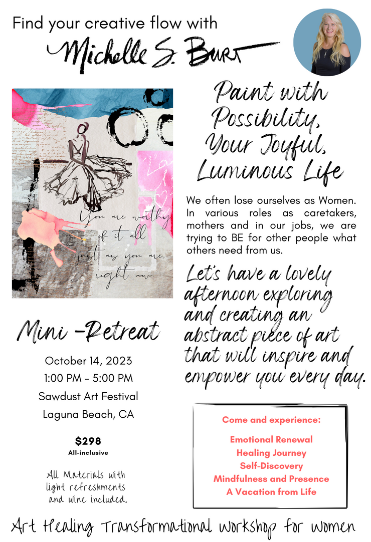 Painting with Possibilities - Abstract Mixed Media Painting Workshop for Women
