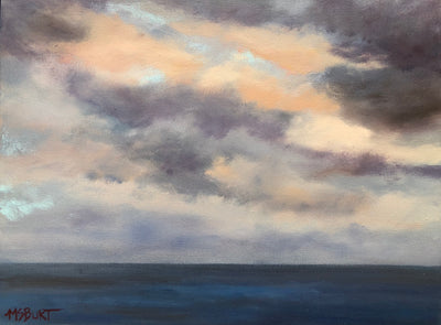Aubergine Winter - Storm Painting 106