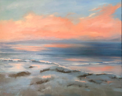 Pink Reflections - Seascape - 147