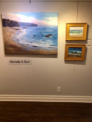 Crystal Cove Reflections  - Ethereal Seascape Painting - 159