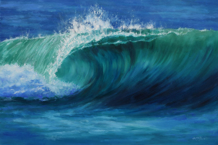 Green Wave - Painting 524