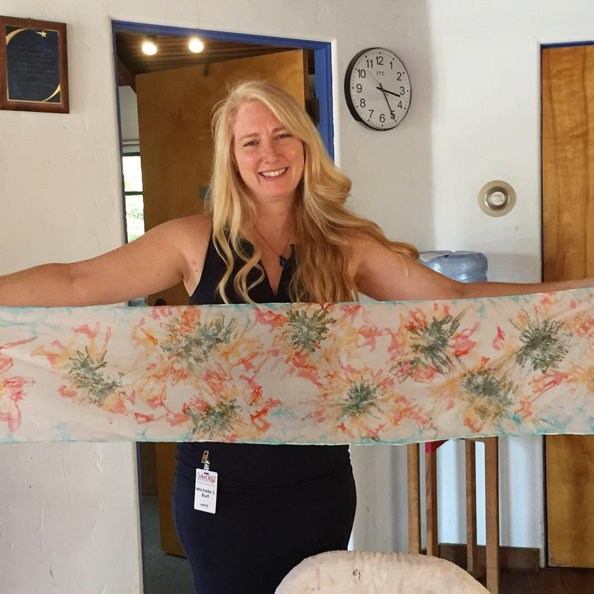 Silk Scarf Painting Class