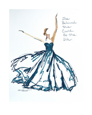 She Believed  - Dancer Giclée Print - 1026