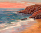 Sunset Reflections - California Painting - 156
