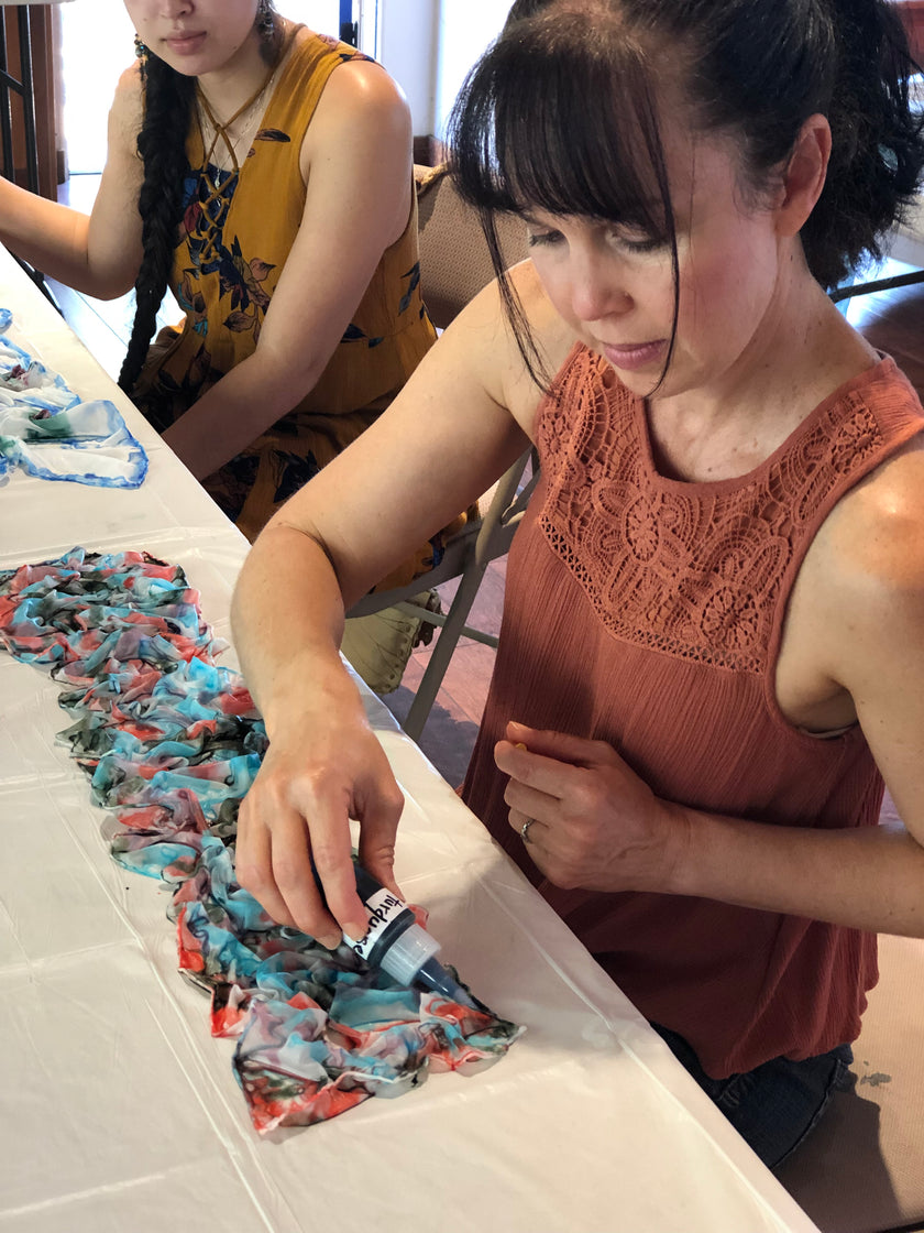 Silk Scarf Painting Class