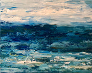 Palette Knife Stormy Seascape Painting - 138