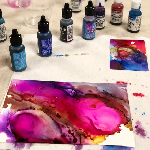 Abstract Alcohol Ink Class - Level 2
