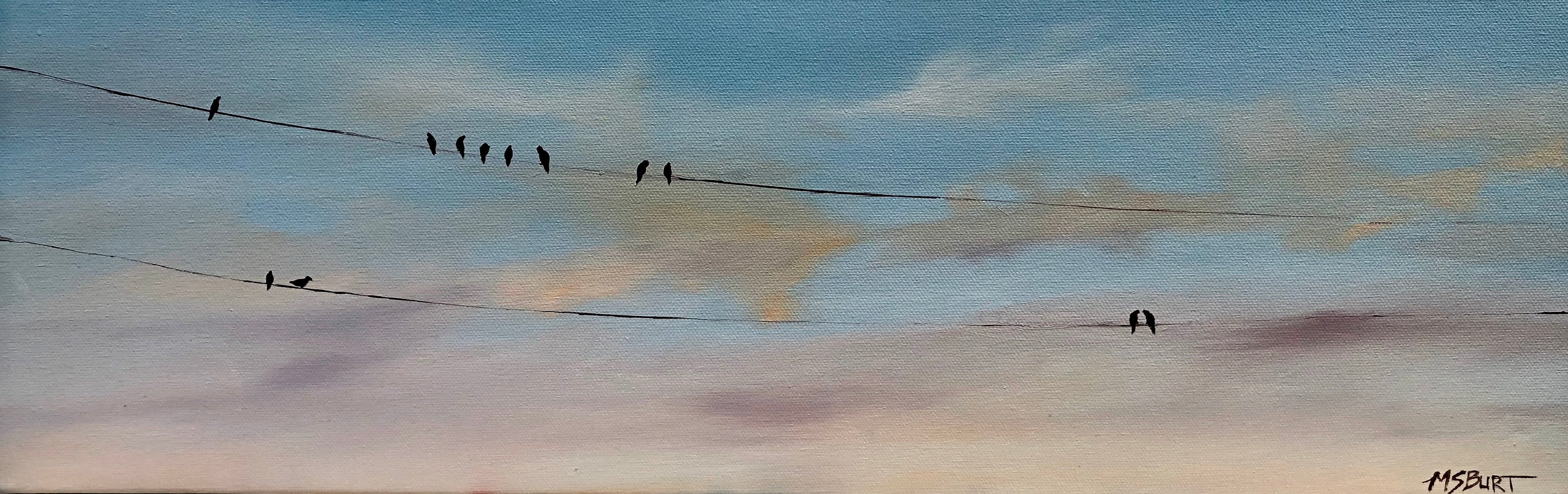 Birds on a Wire - Wired Painting 101