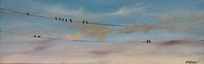 Birds on a Wire - Wired Painting 101