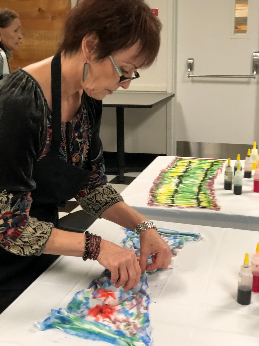 Silk Scarf Painting Class