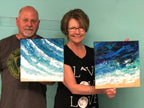 Abstract Seascape Painting Class