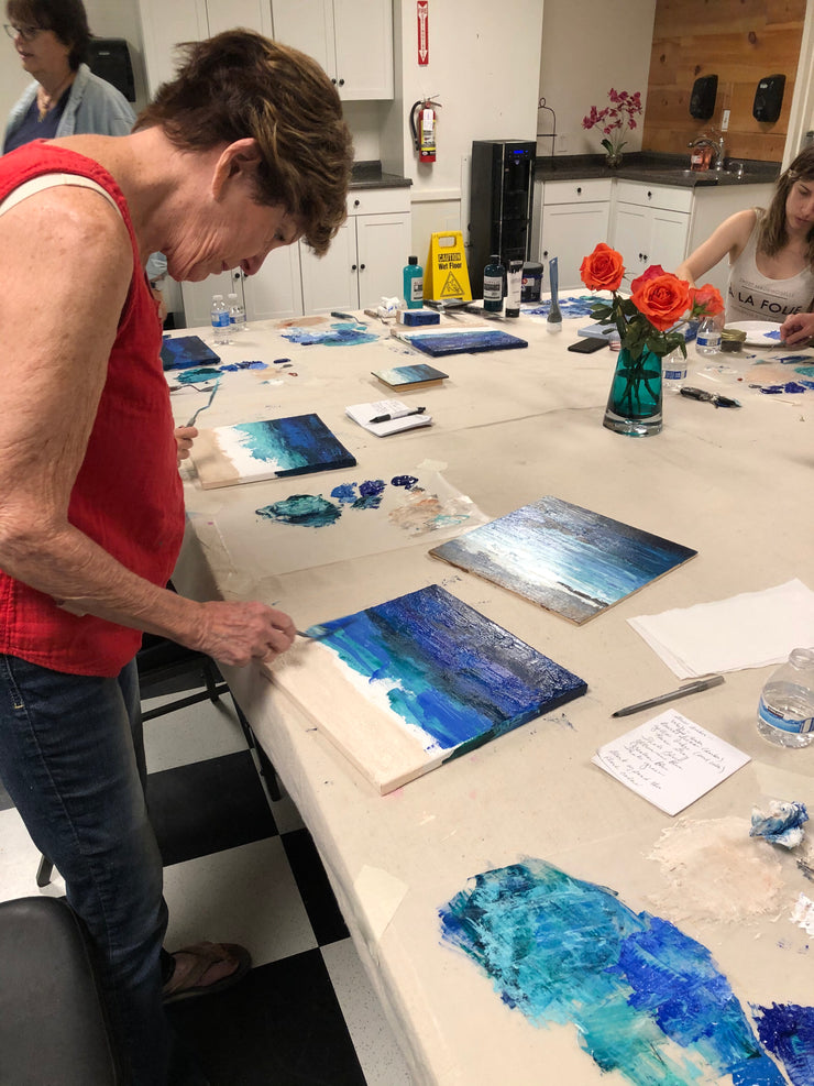 The art of the palette/painting knife - Art Courses Birmingham