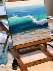 Wave Painting in Acrylic Class