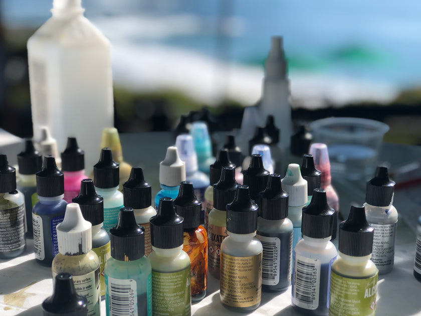 Abstract Alcohol Ink Class