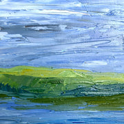 Palette Knife Newport Back Bay Painting - 139