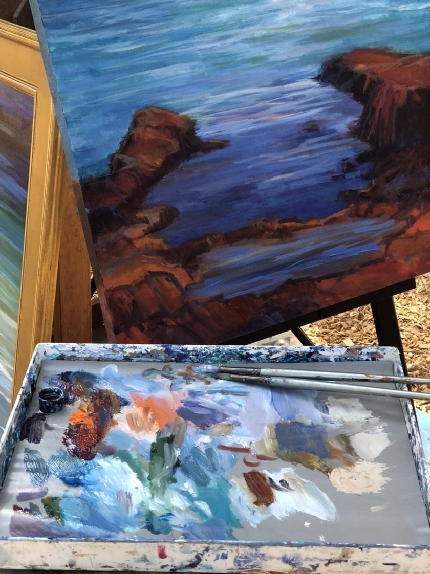 Illuminated waves and shadow waters- Seascape - 149