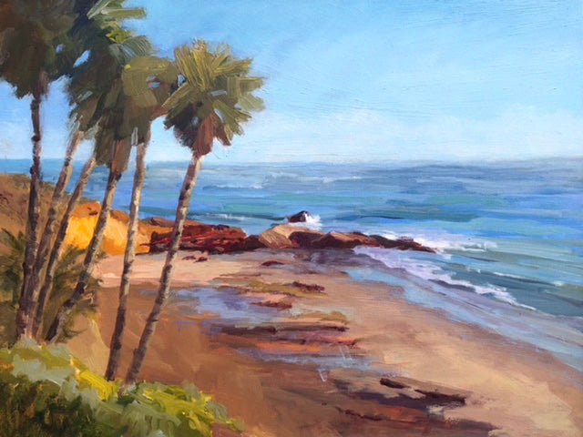 Picnic Beach, Heisler Park  - Seascape Oil Painting - 168