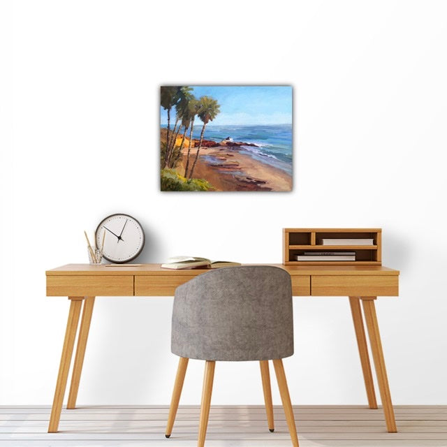 Picnic Beach, Heisler Park  - Seascape Oil Painting - 168