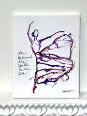 She Believed - Dancer Giclée Print - 1019