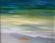 Contemporary Seascape Sea Green - 141