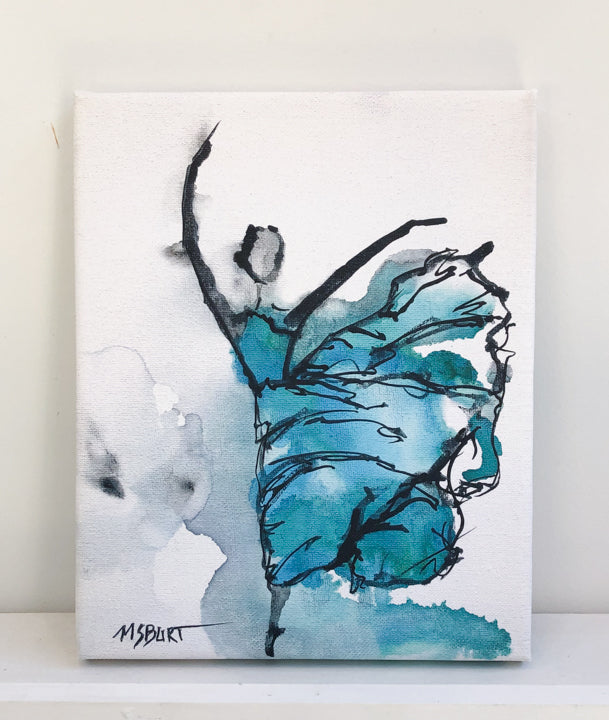 Aqua Dancer - Dancer Giclée Print - 1016